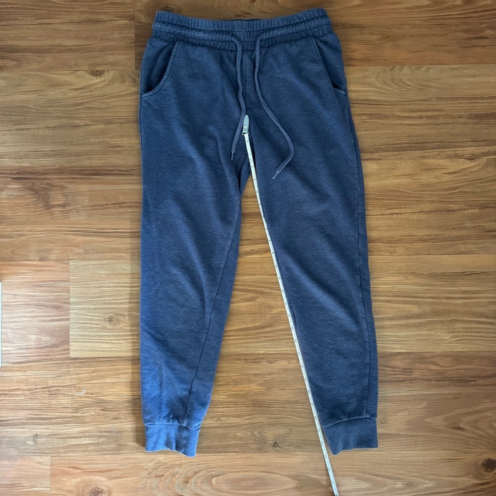 Forever21 cropped blue joggers